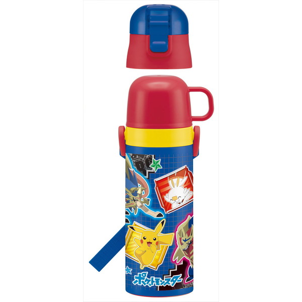 楽天市場 スケーター 子供用 2way ステンレス 水筒 コップ付き ポケモン ポケットモンスター Skdc4 Xprice楽天市場店