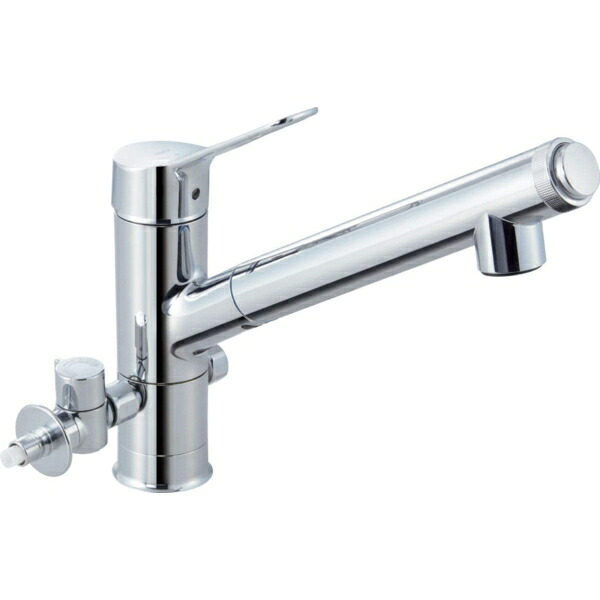 LIXIL JF-AJ461SYXBV-JW [ハンドシャワー付浄水器内蔵型シングルレバー水栓(分岐形) AJタイプ(エコハンドル) ワンホールタイプ]