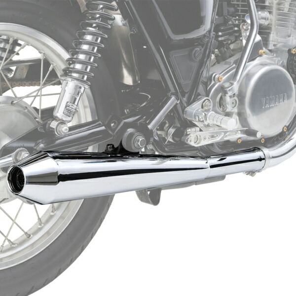 楽天市場】デイトナ D94500 スリップオンメガホンタイプマフラー SR400(78-08) キャブレターモデル用 車検対応 : XPRICE楽天市場店