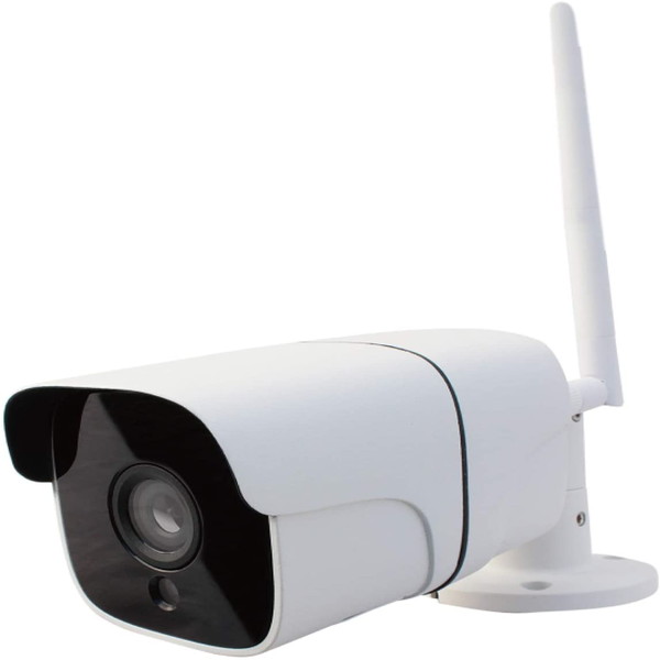 く日はお得 グランシールド 防犯カメラ 防水対応 声かけ機能付 ダイビーwifi屋外バレットカメラ ホワイト Gs Dvy011 防犯カメラ