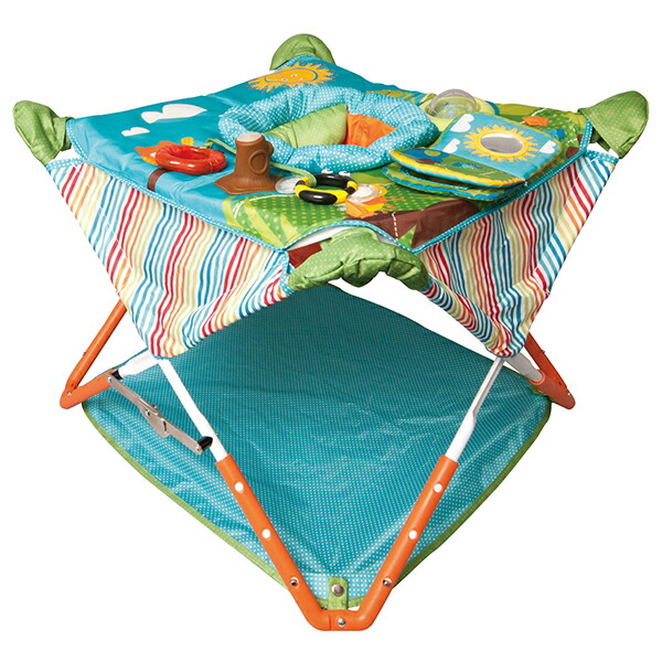 日本育児 おもちゃ プレイジム 歩行器 遊具 バウンサー 折りたたみ がらがら 歯固め 布絵本 4種類のおもちゃ付き スポーツトイ アクショントイ 0歳 仕掛け リビング おうち時間 赤ちゃん 幼稚園 保育園 保育所 保育用品 ポップアップジャンパー コンパクトに