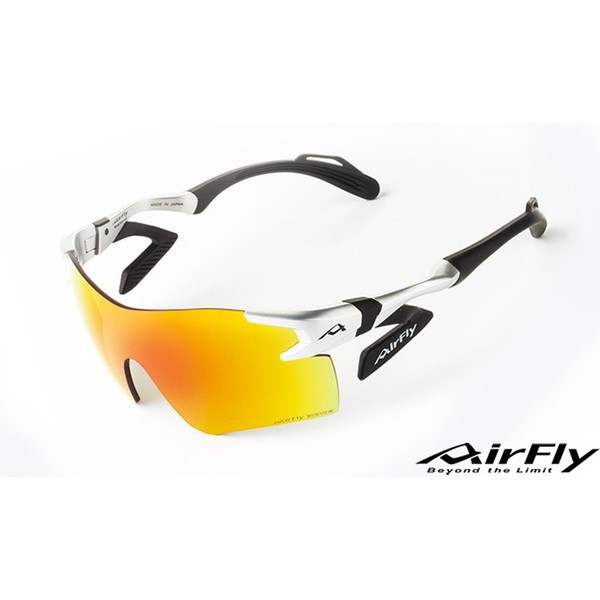 Air Fly エアフライ AF301C32WV スポーツサングラス シルバー ノーズパットレス 鼻パットなし スポーツ サングラス メガネ ランニング トレッキング ゴルフ アウトドア ウインター ジゴスペック ZYGOSPEC｜XPRICE店