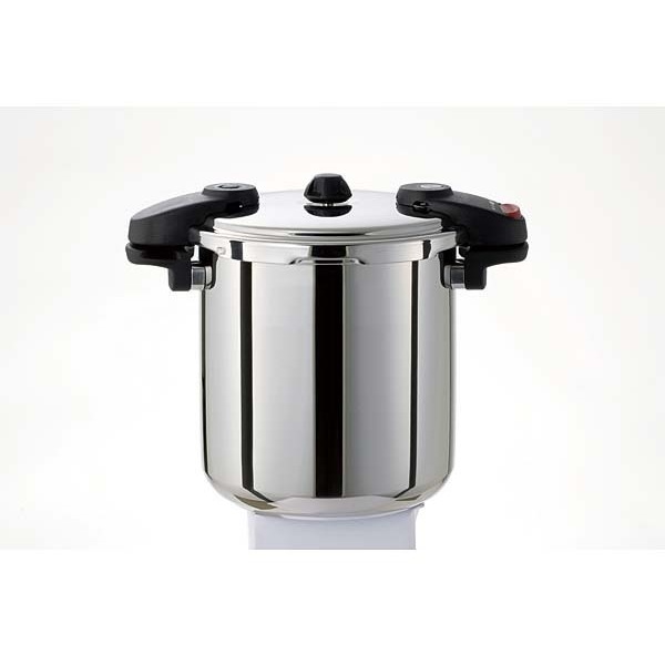 圧力鍋 業務用 10L ワンダーシェフ プロミドル IH対応 ガス プロ仕様 610232 NMDA10 両手圧力鍋 10リットル 安心 安全 時短 大容量｜XPRICE店