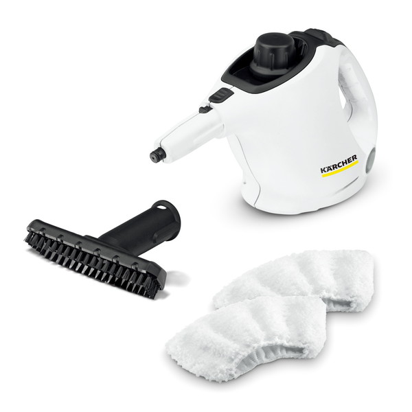KARCHER ケルヒャー SC MINI ホワイト 白 スチームクリーナー スティック ハンディ 家庭用 手持ち コンパクト 高温 スチーム 掃除 テーブル カーペット ぬいぐるみ シワ伸ばし 洗剤 使わない 新生活
