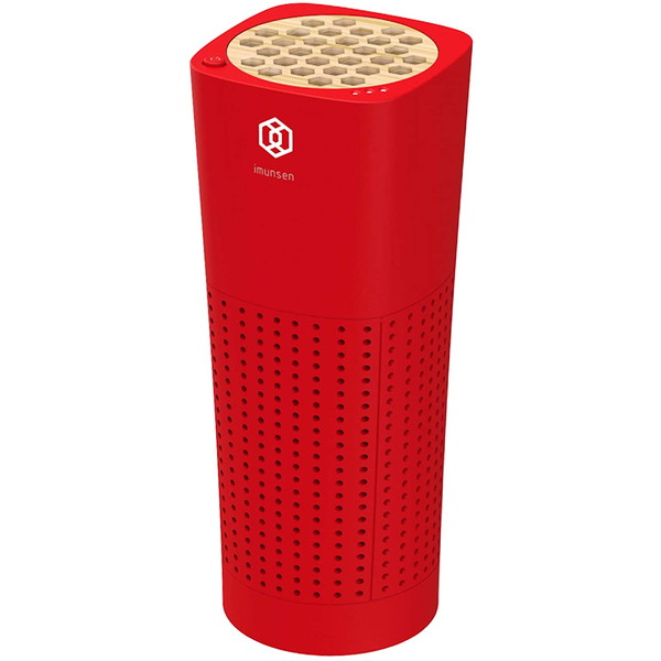 返品交換不可 レッド 花粉 Imunsen ウイルス対策 Makuake ホコリ 空気清浄 ヒノキで快適な空気へ 季節 空調家電 イムンセン Pm2 5 コンパクト 空気清浄機 車載用 車 ミニ型空気清浄機 タバコ 小型 デスク マクアケ Makuake ヒノキフィルター M 003r M003r Xprice店