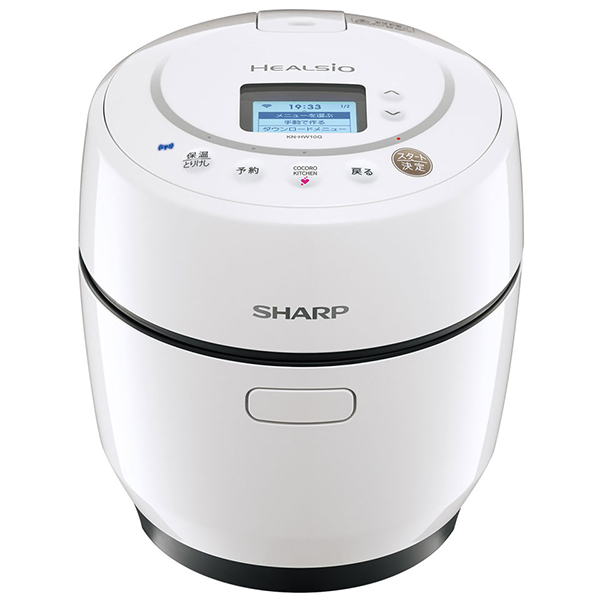 SHARP KN-HW10G-W ホワイト系 ヘルシオ ホットクック 水なし自動調理鍋 1.0L 即日発送