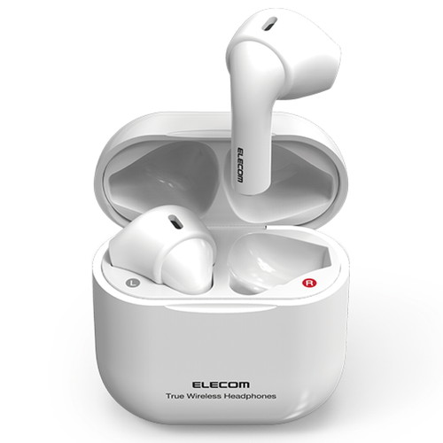 ELECOM LBT-TWS11WH ホワイト [完全ワイヤレスイヤホン(Bluetooth対応)] メーカー直送