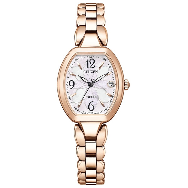 腕時計 時計 CITIZEN シチズン EXCEED エクシード ES9482-51W ホワイト×ピンクゴールド エコ・ドライブ電波腕時計 レディース ウォッチ 誕生日 新生活 母の日 クリスマス プレゼント ギフト ES948251W