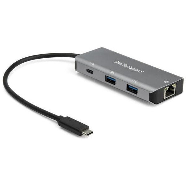 StarTech HB31C2A1CGB ブラック/スペースグレー [USB Type-C接続3ポートUSB3.1ハブ]