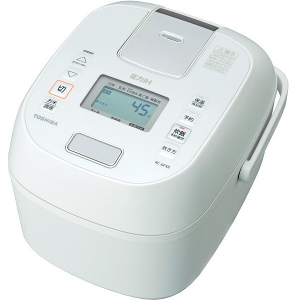 世界有名な 東芝 RC-6PXR W ホワイト 炎匠炊き 圧力IH炊飯器 3.5