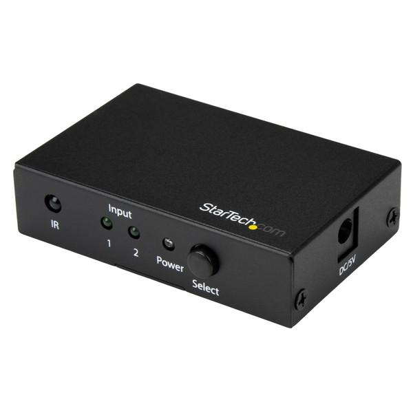 StarTech VS221HD20 [2入力1出力HDMIディスプレイ切替器セレクター 4K/60Hz対応]
