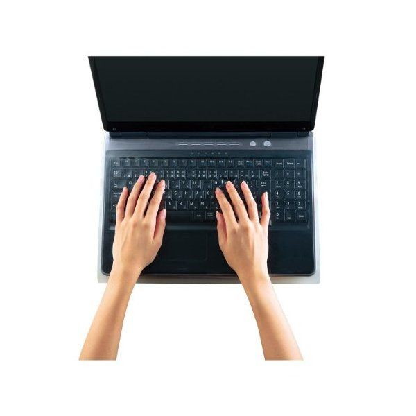 ELECOM PKU-FREE4 [フリーカットタイプキーボードカバー 大型ノートPC用/15.4W〜16.4W]画像