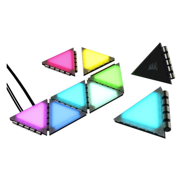 Corsair CL-9011115-WW iCUE LC100 Smart Case Lighting Expansion Kit -増設用- [マグネット式LEDパネル] 【KK9N0D18P】