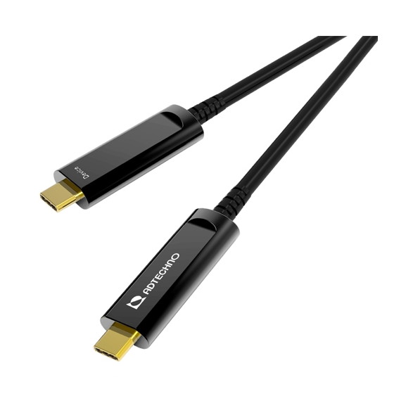 ADTECHNO AUN-5M2-015 [10Gbps対応 光ファイバUSBケーブル C-C (15m)]