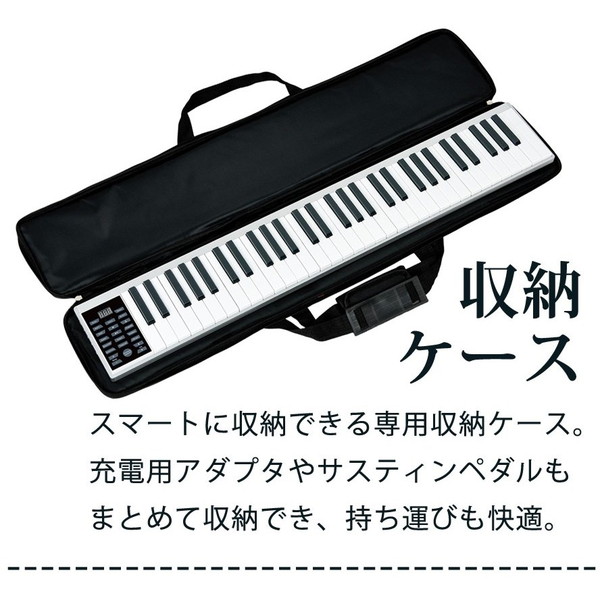 35 割引ブラック系新品登場 電子ピアノ 61鍵盤 持ち運びケース付き 充実セット 鍵盤楽器 楽器 器材ブラック系 Roakbrewing Com