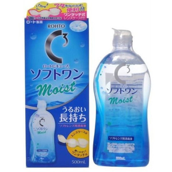 市場 ロート製薬 ロートcキューブ ソフトワンモイストa500ml