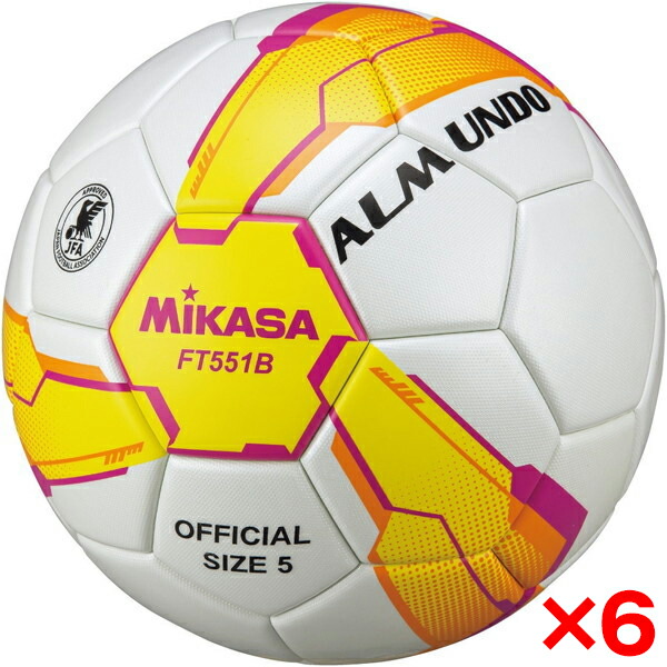 MIKASA ミカサ サッカーボール 5号 検定球 FT551B-YP