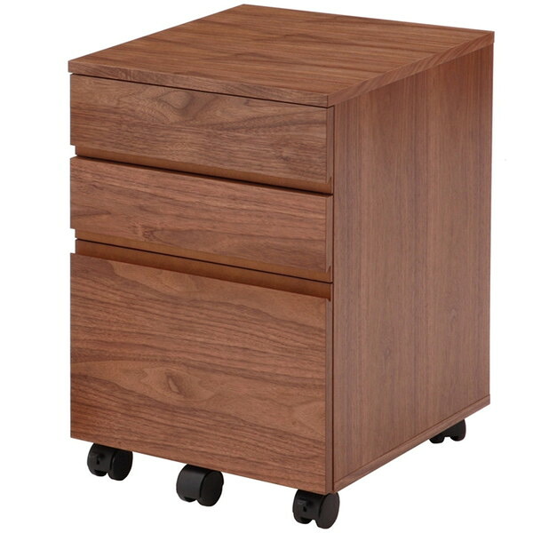 市場株式会社 K-2315BR/ Walnut Desk Chest ブラウン [デスクチェスト] メーカー直送