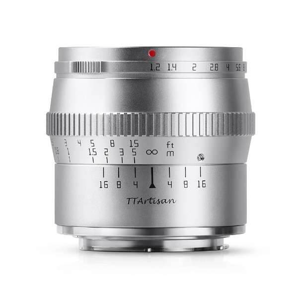 TTArtisan 50mm f/1.2C E(S) シルバー [カメラ用交換レンズ (ソニーEマウント)]｜XPRICE店