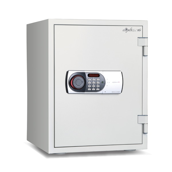 金庫 オフィス金庫 耐火 耐水 ホーム＆オフィス用 36L デジタルテンキー式 アラーム機能 セキュリティ 防犯 家庭用 業務用 暗証番号 53kg 軒先渡し 送料無料 メーカー直送 530EN88WR diplomat