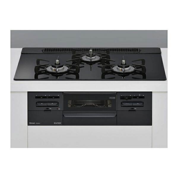 Rinnai RS71W36T1RBW-LP センス [ビルトインガスコンロ(プロパンガス用・両側強火タイプ・3口・75cm)]