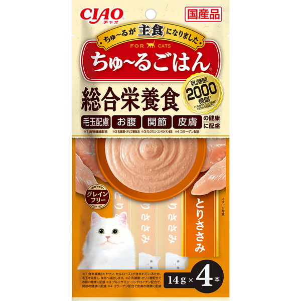 楽天市場】CIAO ピュアちゅ?る 猫 おやつ ウエットフード 40本 4種の