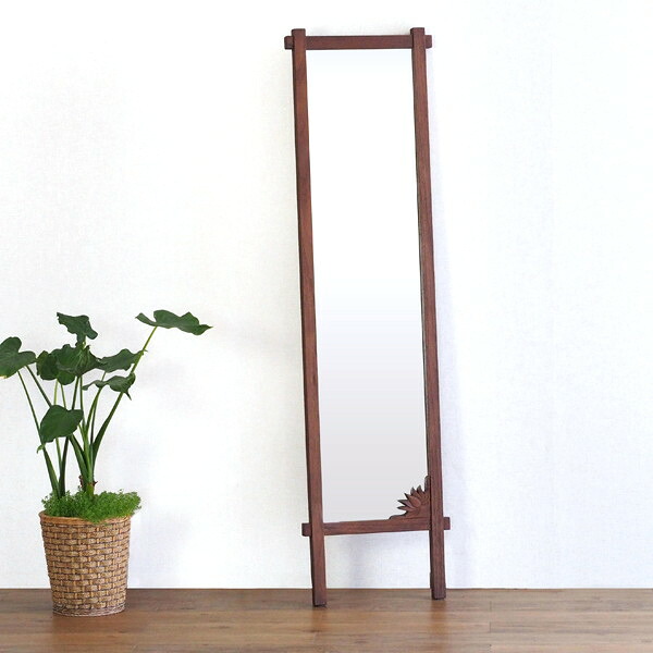楽天 サンフラワーラタン アジアン家具 Cbi アクビィ チーク無垢材 スタンドミラー Acm160ka メーカー直送 新品本物 Prestomaalaus Fi