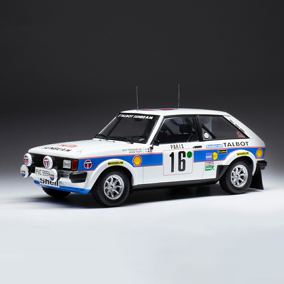 イクソモデル タルボ サンビーム ロータス 1981年モンテカルロラリー #16 G.Frequelin/J.Todt