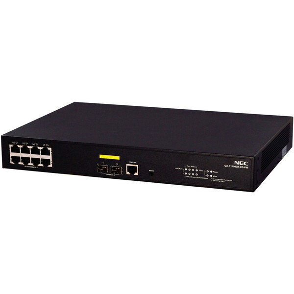 NEC QX-S1108GT-2G-PW [1GbEベーシックPoE+・レイヤ2スイッチ]｜XPRICE店
