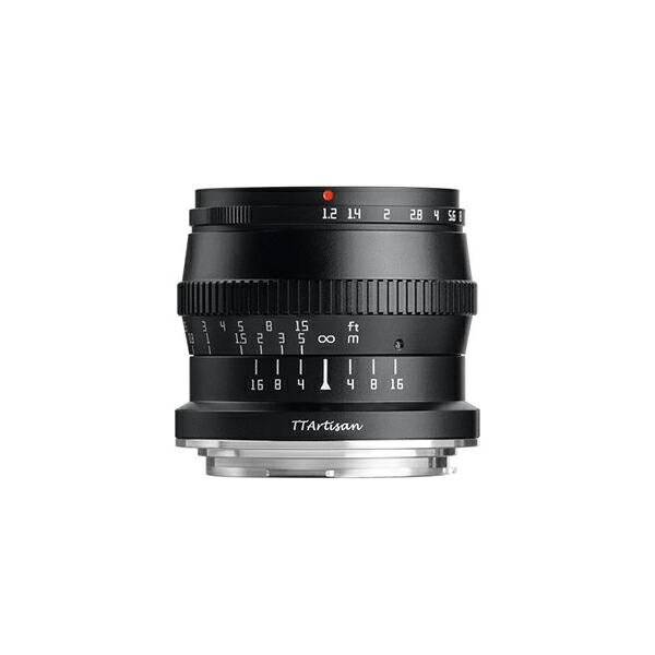 TTArtisan 50mm f/1.2C RF (B) ブラック [単焦点レンズ (キヤノンRF・APS-C)]｜XPRICE店