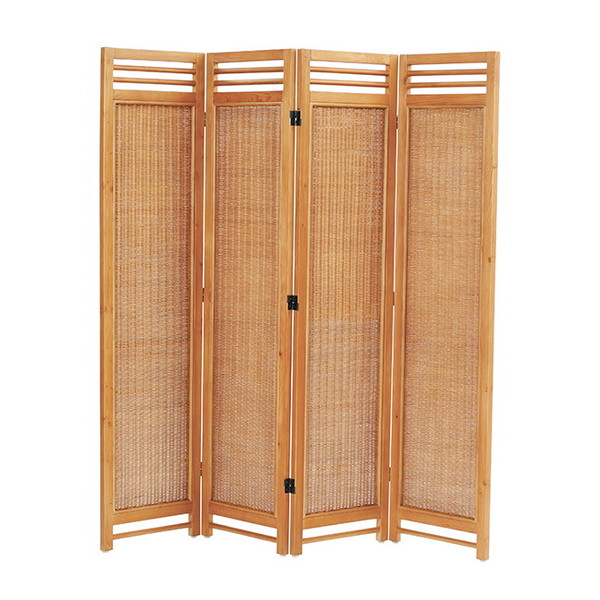 Rattan World SW08PT スクリーン パイン 4連 メーカー直送