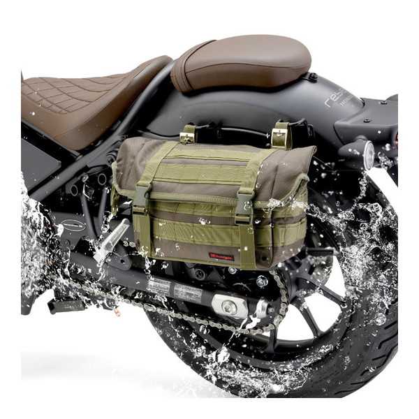 デイトナ D34202 ヘンリービギンズ サイドバッグ 6L インナー防水 サドルバッグWR DHS-34 グリーン
