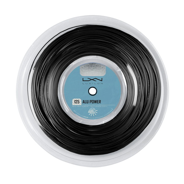LUXILON (ルキシロン) 硬式テニス用 ガット ALU POWER BLACK 125 200mロール 1.25mm WR83070011