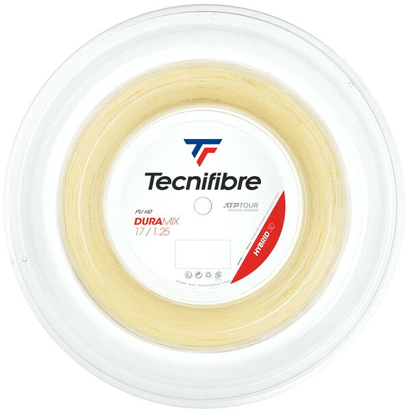 Tecnifibre (テクニファイバー) 硬式テニス用 ガット BOB DURAMIX HD 200mロール ナチュラル 1.30mm TFSR302 NA|XPRICE店