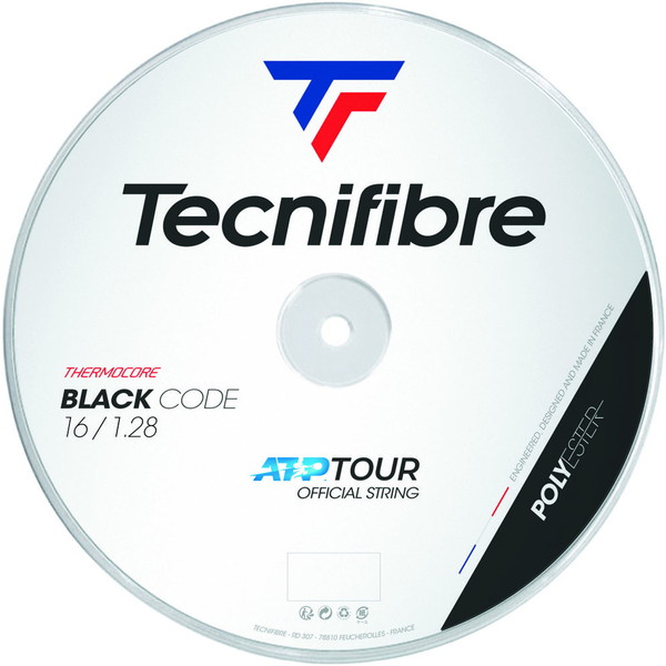 Tecnifibre (テクニファイバー) 硬式テニス用 ガット BOB BLACK CODE 200mロール ブラック 1.24mm TFSR401 BK|XPRICE店