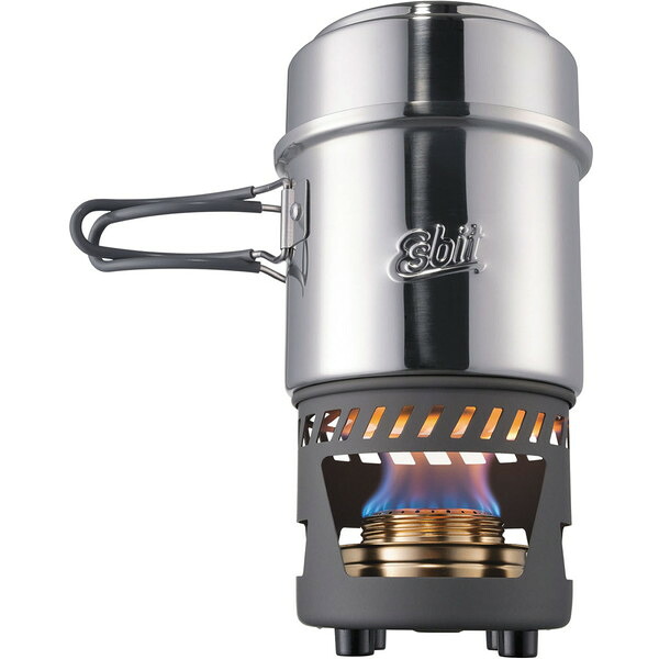 Esbit (エスビット) 985ml ステンレスクックセットアルコールバーナー付 ESCS985ST0｜XPRICE店