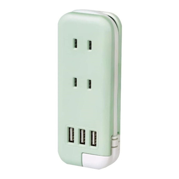 楽天市場】ソニック スリム ポータブルコンセント ポーチ付 グリーン