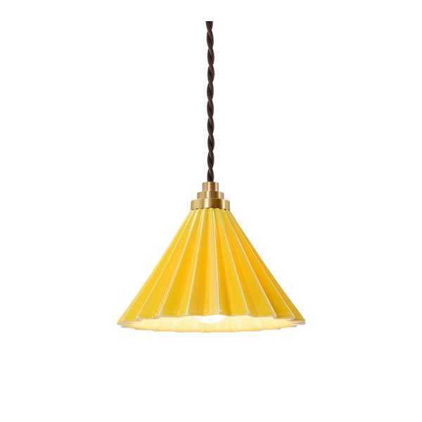 gram8 TC-1511-BR/YE DRIPPER LAMP ペンダントライト イエロー ブラウンコード [LED電球付属] メーカー直送｜XPRICE店