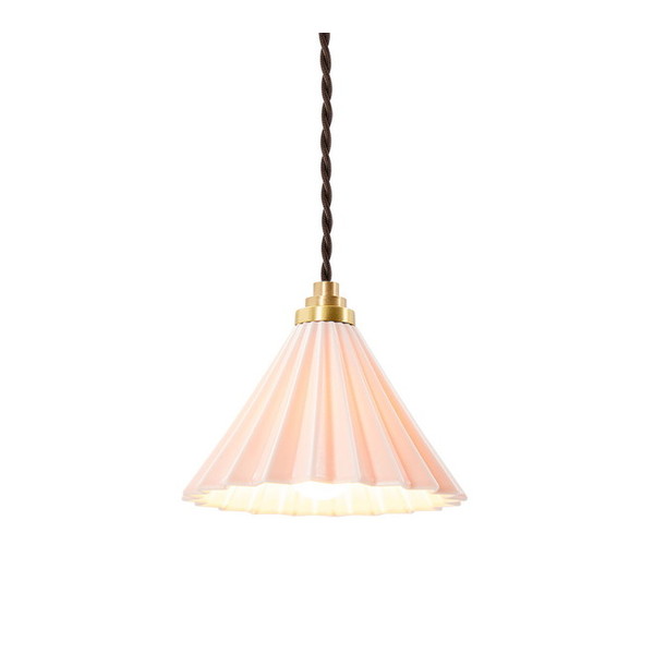 gram8 TC-1512-BR/MPI DRIPPER LAMP ペンダントライト コンセントタイプ マットピンク ブラウンコード [LED電球付属] メーカー直送｜XPRICE店