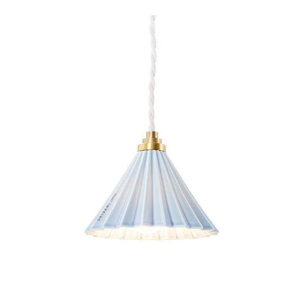 gram8 TC-1512-WH/MBL DRIPPER LAMP ペンダントライト コンセントタイプ マットブルー ホワイトコード [LED電球付属] メーカー直送