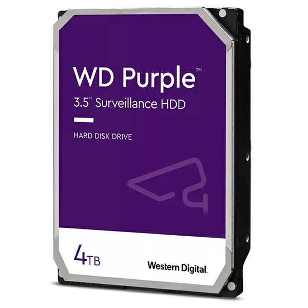 内蔵型ハードディスクドライブ Western Digital Purple WD43PURZ 4TB HDD Amazon | Western Digital HDD 4TB WD Purple 監視システム 3.5