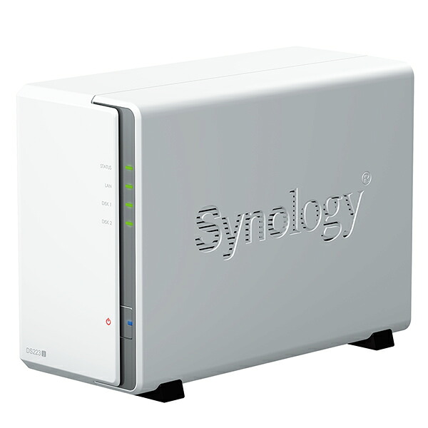 Synology DS223j DiskStation クアッドコアCPU搭載多機能パーソナルクラウド 2ベイNASキット 初心者ガイド付 【KK9N0D18P】｜XPRICE店