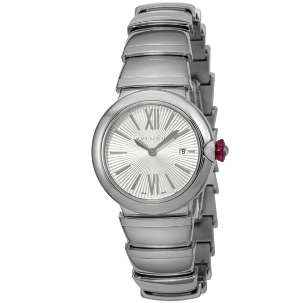 【ショッピングクレジット分割手数料最大60回まで無料！】BVLGARI ブルガリ 腕時計 時計 レディース LVCEA ルチェア LU28C6SSD ウォッチ シルバー ステンレス 防水 誕生日 クリスマス プレゼント 贈り物 ギフト 【並行輸入品】