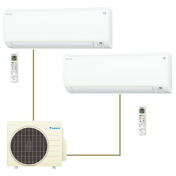 楽天市場】ダイキン マルチエアコン 6畳用（2.2kw）＋10畳用（2.8kw 