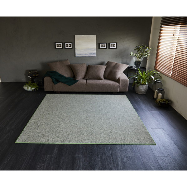スミノエ アレルブロック ラグ フォルテ 190&times;190cm グリーン メーカー直送｜XPRICE店