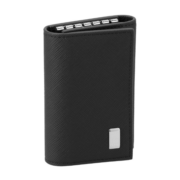 dunhill ダンヒル キーケース メンズ PLAIN BLACK 22R2P14PS001R レザー ブラック 黒 シンプル 誕生日 クリスマス プレゼント ギフト 【並行輸入品】｜XPRICE店 14,212円