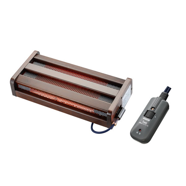 未使用 メトロ電気工業 ハロゲン 木枠フットヒーター MFH-181ET 楽天市場】木枠フットヒーター 幅49cm 180W 手元コントローラー
