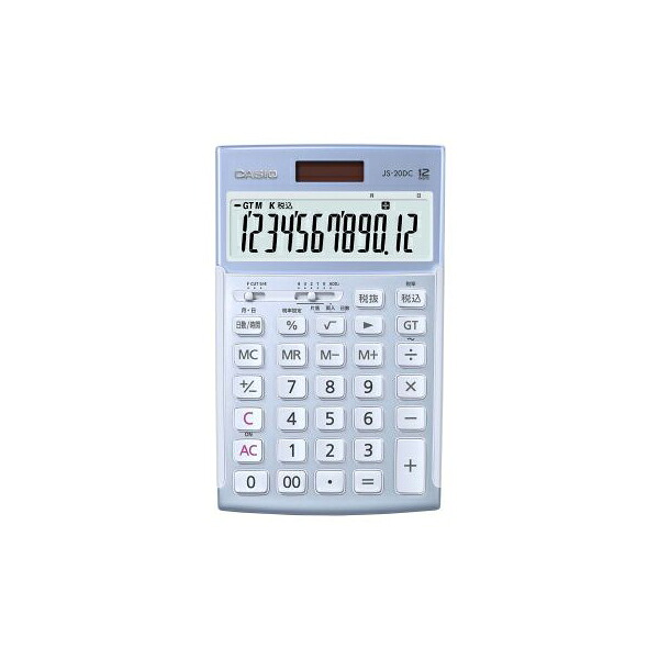 CASIO JS-20DC-BU-N 本格実務電卓