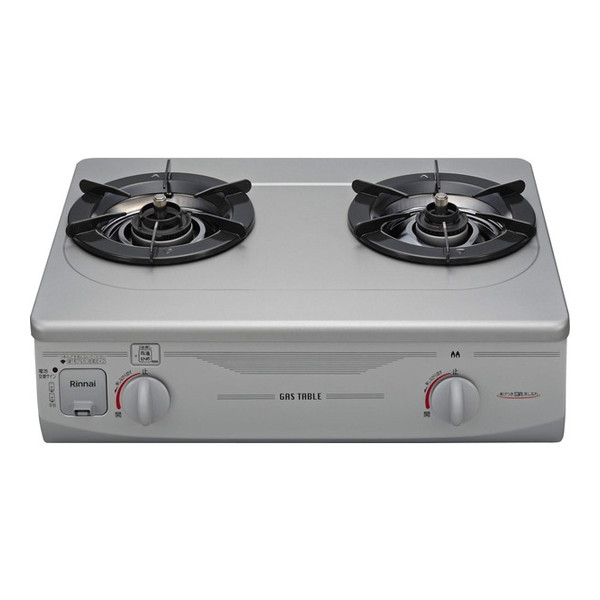 Rinnai RTS-336-2FTS(SL)A-L-13A シルバー [ガスコンロ (都市ガス用・2口・左強火力・56cm)]｜XPRICE店
