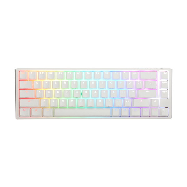 Ducky dk-one3-classic-pw-rgb-mini-silver ホワイト [ゲーミングキーボード (英語配列61キー/シルバー軸)/USB接続/有線]｜XPRICE店